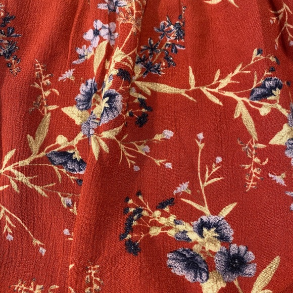 American Eagle floral printed tube top - Picture 3 of 8